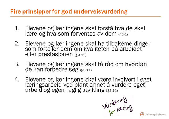 Øktelement 2 - Fire prinsipper